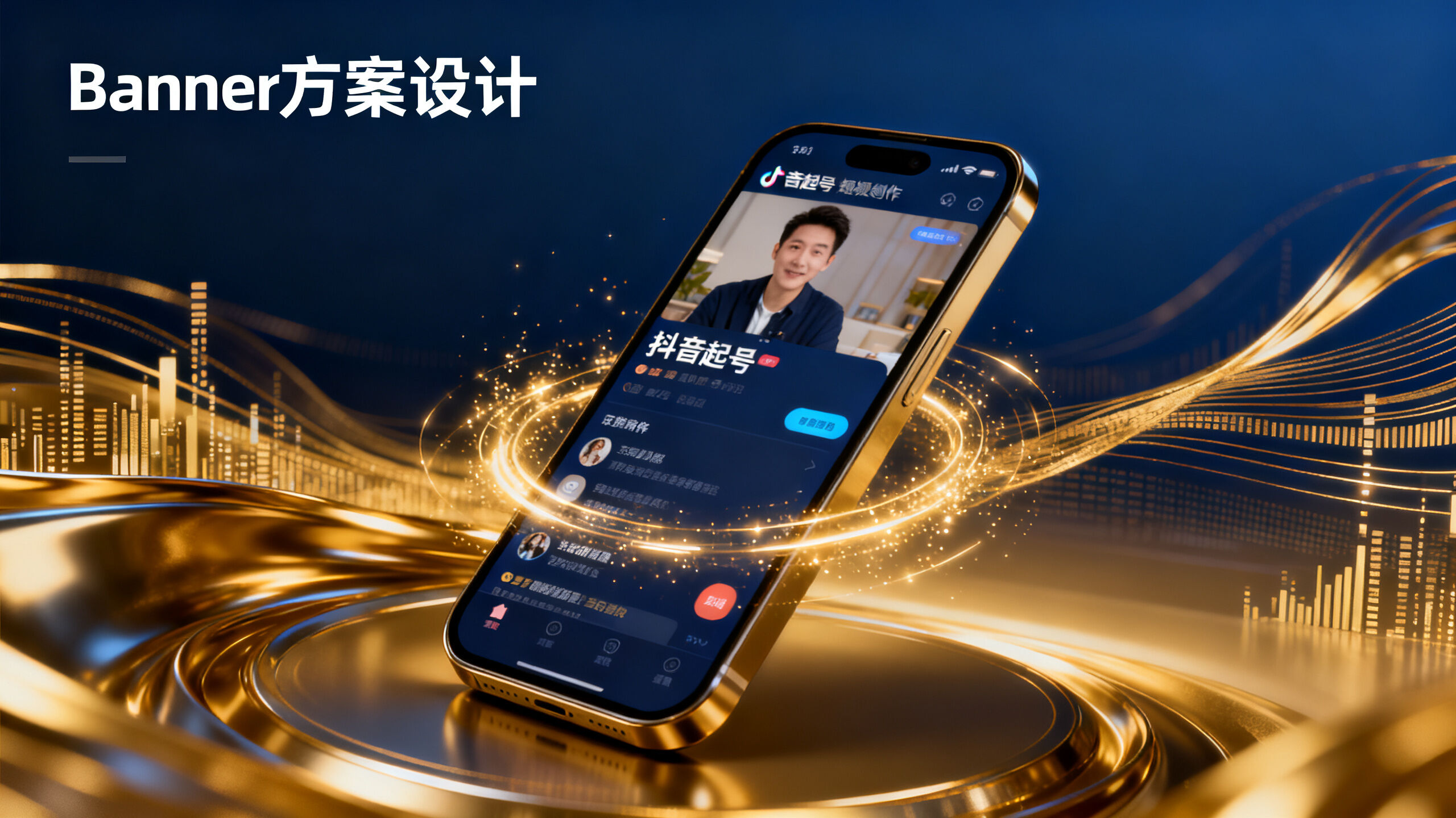 餐饮门店抖音团购30天起号全案方案banner