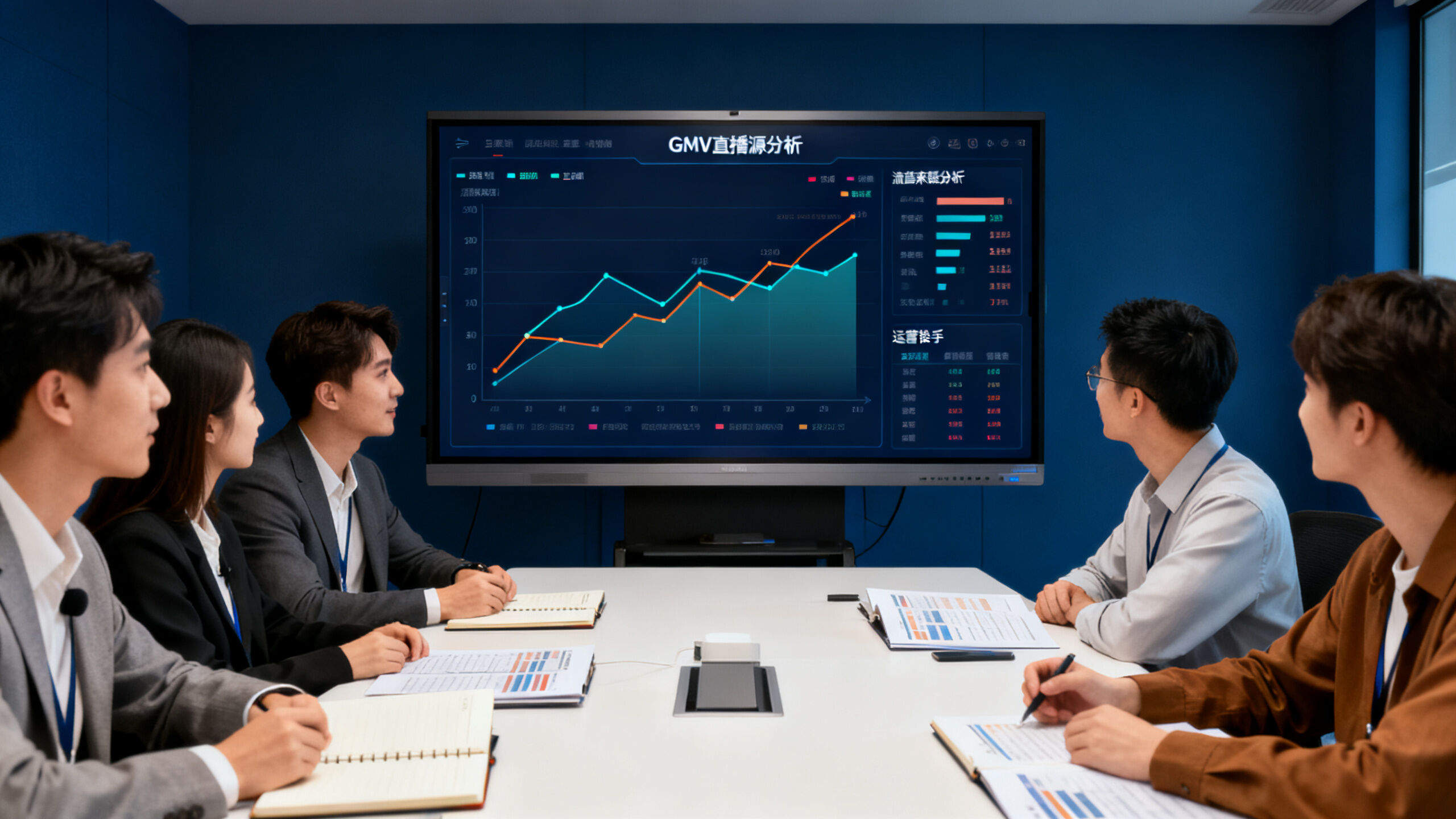 图｜每场直播后团队立即复盘数据，优化下一场的货盘讲解与投流策略